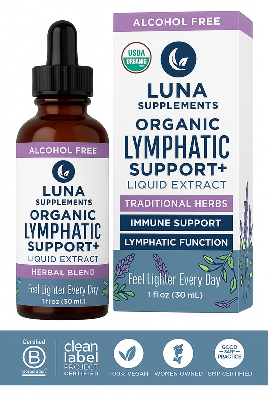 Luna Supplements Lymphatic Support Herbal Blend Liquid Drops